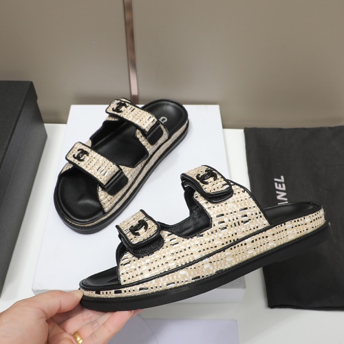 Replica Chanel Slippers For Women #1225136 $88.00 USD for Wholesale