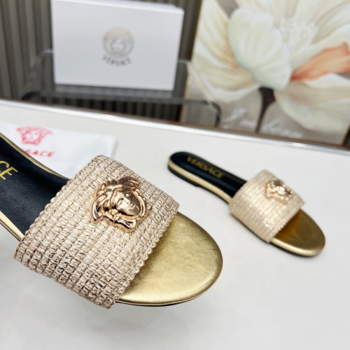 Replica Versace Slippers For Women #1225140 $82.00 USD for Wholesale