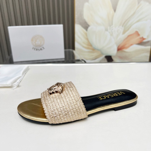 Replica Versace Slippers For Women #1225140 $82.00 USD for Wholesale