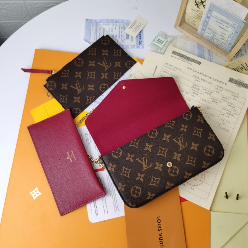 Replica Louis Vuitton LV Wallets For Women #1225141 $42.00 USD for Wholesale