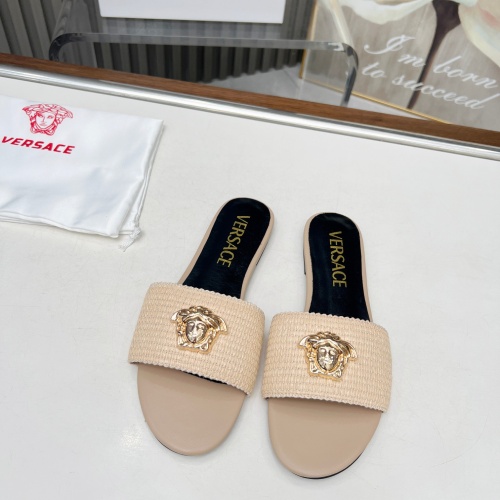 Replica Versace Slippers For Women #1225142 $82.00 USD for Wholesale