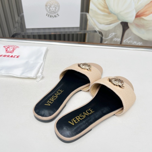 Replica Versace Slippers For Women #1225142 $82.00 USD for Wholesale