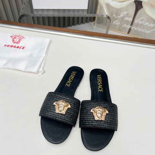 Replica Versace Slippers For Women #1225149 $82.00 USD for Wholesale