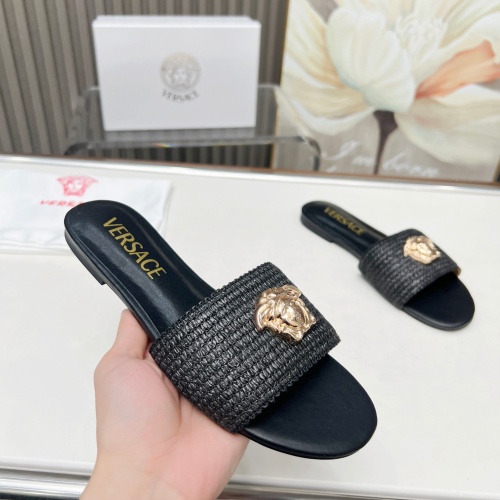 Replica Versace Slippers For Women #1225149 $82.00 USD for Wholesale