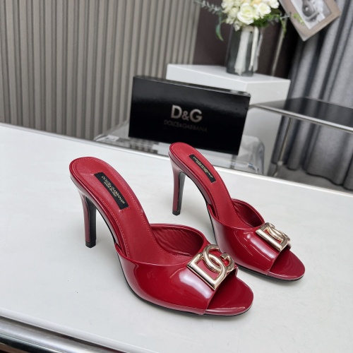 Replica Dolce & Gabbana D&G Slippers For Women #1225234 $85.00 USD for Wholesale