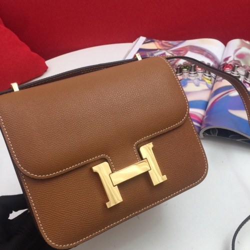 Replica Hermes AAA Quality Messenger Bags For Women #1225237 $96.00 USD for Wholesale