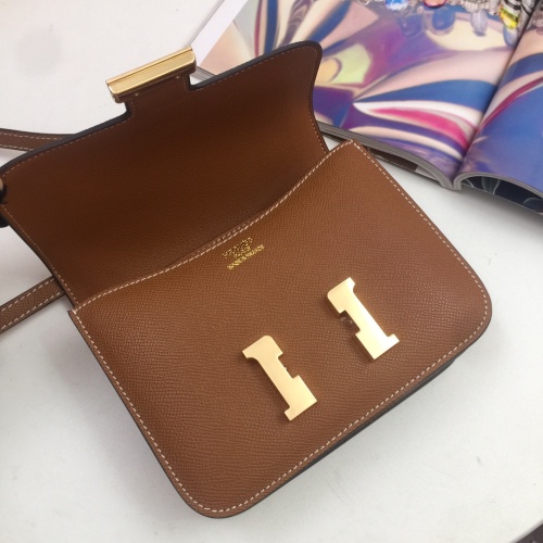 Replica Hermes AAA Quality Messenger Bags For Women #1225237 $96.00 USD for Wholesale