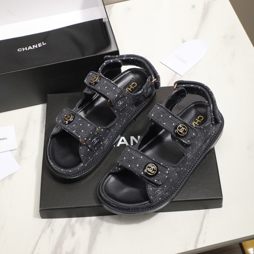 Chanel Sandal For Women #1225243 $92.00 USD, Wholesale Replica Chanel Sandal