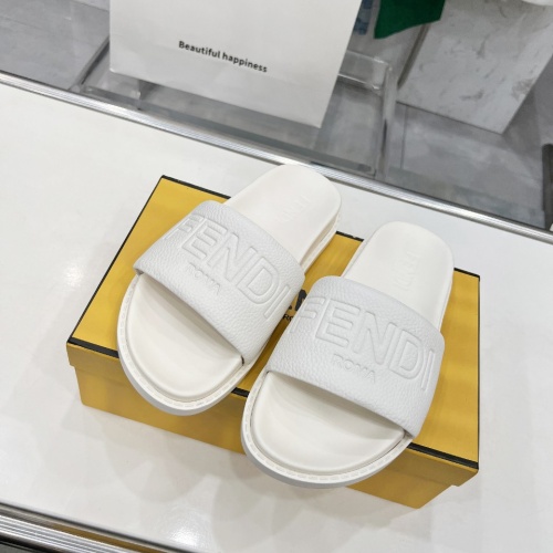 Replica Fendi Slippers For Men #1225269 $85.00 USD for Wholesale