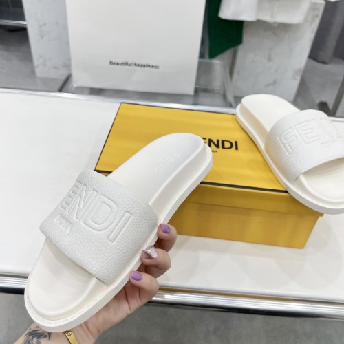 Replica Fendi Slippers For Men #1225269 $85.00 USD for Wholesale