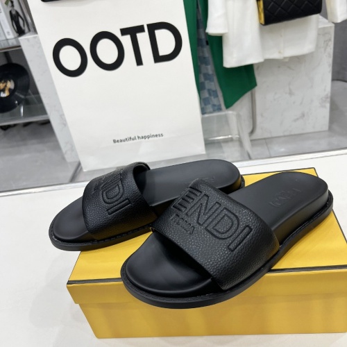 Fendi Slippers For Men #1225274 $85.00 USD, Wholesale Replica Fendi Slippers