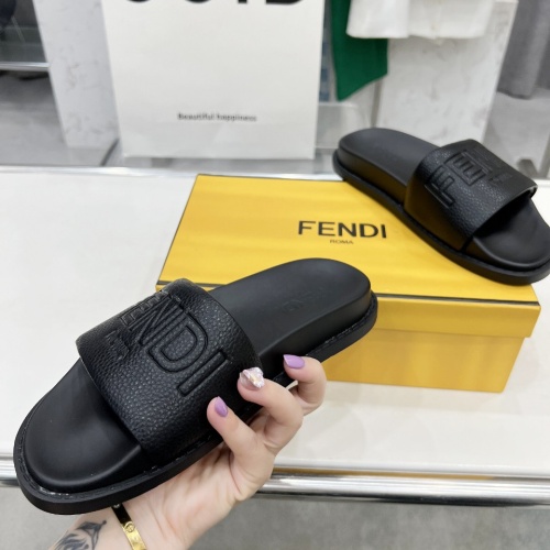 Replica Fendi Slippers For Men #1225274 $85.00 USD for Wholesale