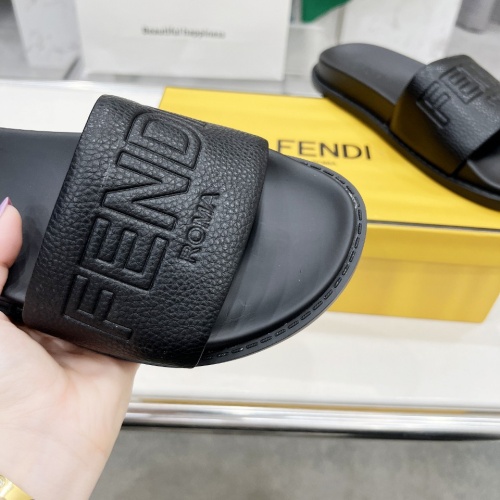 Replica Fendi Slippers For Men #1225274 $85.00 USD for Wholesale