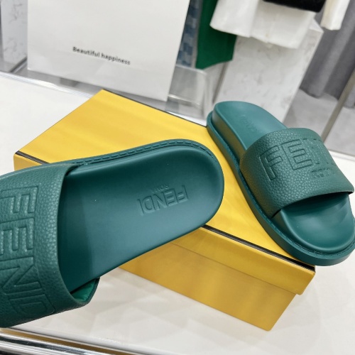 Replica Fendi Slippers For Men #1225277 $85.00 USD for Wholesale