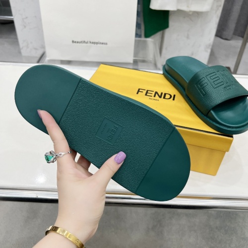 Replica Fendi Slippers For Men #1225277 $85.00 USD for Wholesale