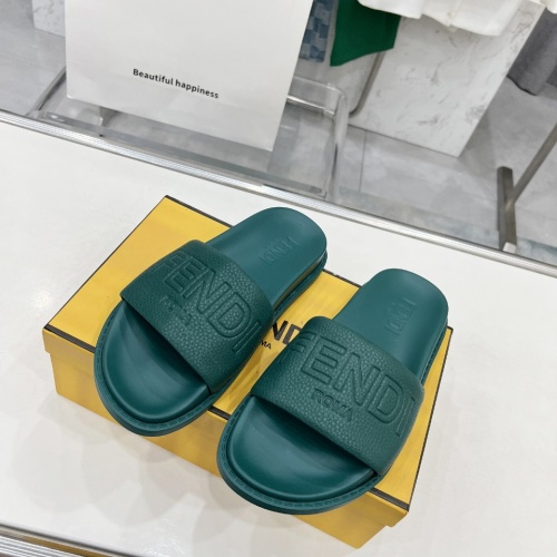 Fendi Slippers For Women #1225278 $85.00 USD, Wholesale Replica Fendi Slippers