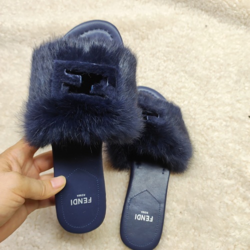 Fendi Slippers For Women #1225297 $80.00 USD, Wholesale Replica Fendi Slippers