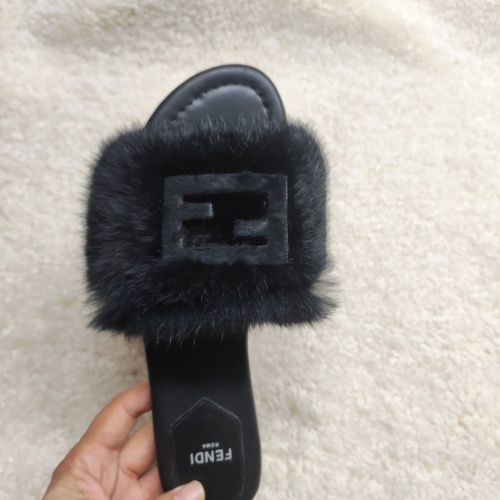 Fendi Slippers For Women #1225298 $80.00 USD, Wholesale Replica Fendi Slippers