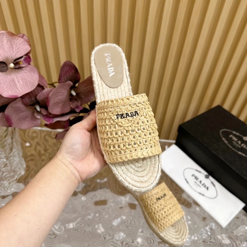 Replica Prada Slippers For Women #1225302 $96.00 USD for Wholesale