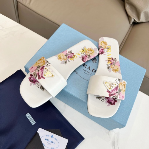 Prada Slippers For Women #1225318 $85.00 USD, Wholesale Replica Prada Slippers