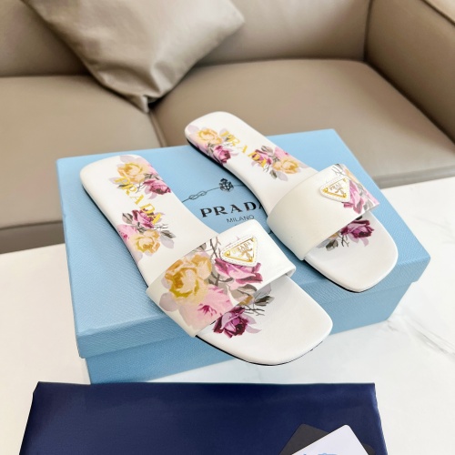 Replica Prada Slippers For Women #1225318 $85.00 USD for Wholesale