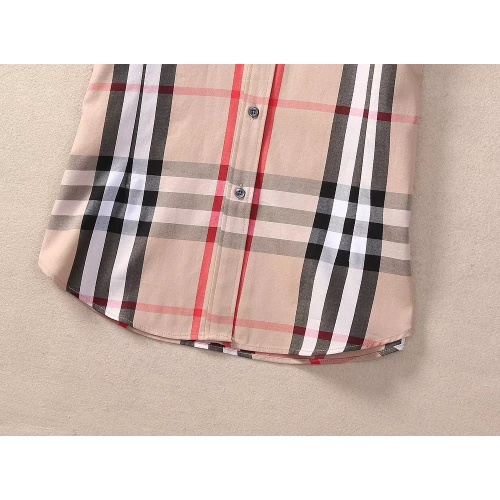 Replica Burberry Shirts Short Sleeved For Women #1225349 $36.00 USD for Wholesale