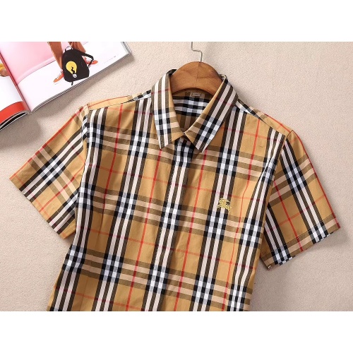 Replica Burberry Shirts Short Sleeved For Women #1225350 $36.00 USD for Wholesale