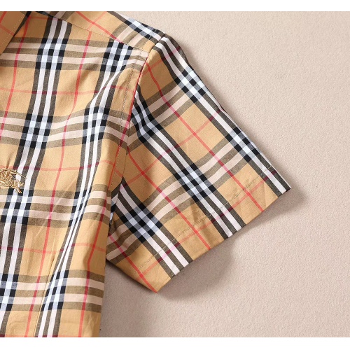 Replica Burberry Shirts Short Sleeved For Women #1225351 $36.00 USD for Wholesale