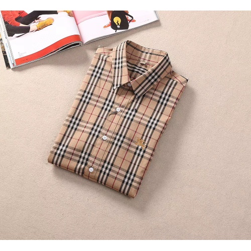 Replica Burberry Shirts Short Sleeved For Women #1225352 $36.00 USD for Wholesale