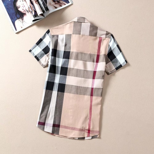 Replica Burberry Shirts Short Sleeved For Women #1225353 $36.00 USD for Wholesale