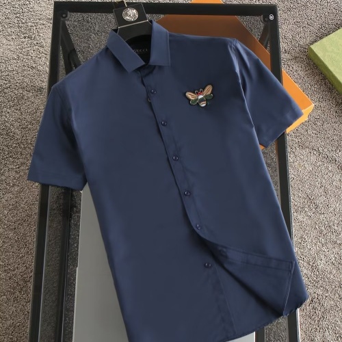 Gucci Shirts Short Sleeved For Men #1225355 $38.00 USD, Wholesale Replica Gucci Shirts