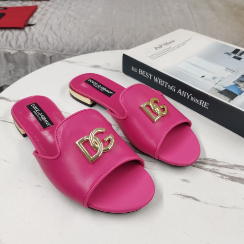 Dolce &amp; Gabbana D&amp;G Slippers For Women #1225357 $122.00 USD, Wholesale Replica Dolce &amp; Gabbana D&amp;G Slippers