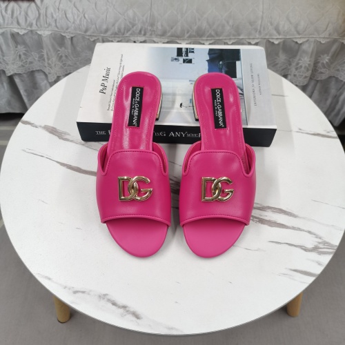 Replica Dolce & Gabbana D&G Slippers For Women #1225357 $122.00 USD for Wholesale