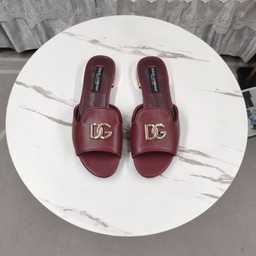 Replica Dolce & Gabbana D&G Slippers For Women #1225359 $122.00 USD for Wholesale