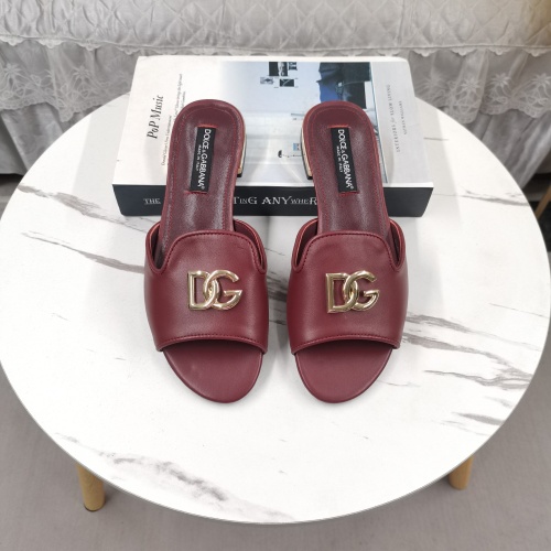 Replica Dolce & Gabbana D&G Slippers For Women #1225359 $122.00 USD for Wholesale