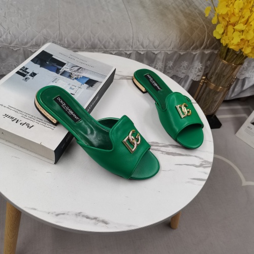 Replica Dolce & Gabbana D&G Slippers For Women #1225360 $122.00 USD for Wholesale