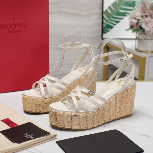 Valentino Sandal For Women #1225373 $112.00 USD, Wholesale Replica Valentino Sandal