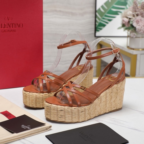 Valentino Sandal For Women #1225376 $112.00 USD, Wholesale Replica Valentino Sandal