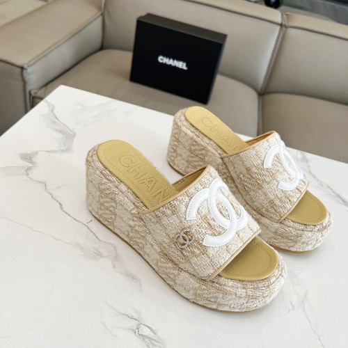 Replica Chanel Slippers For Women #1225402 $80.00 USD for Wholesale