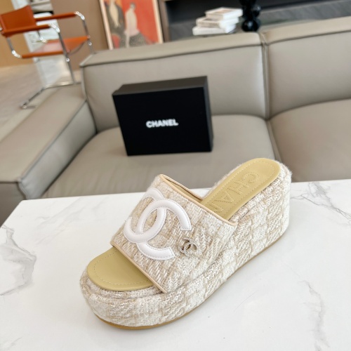 Replica Chanel Slippers For Women #1225402 $80.00 USD for Wholesale