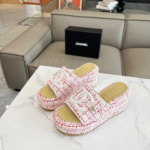 Chanel Slippers For Women #1225403 $80.00 USD, Wholesale Replica Chanel Slippers