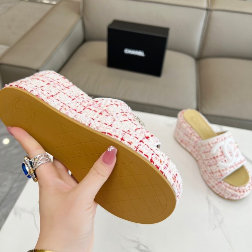 Replica Chanel Slippers For Women #1225403 $80.00 USD for Wholesale