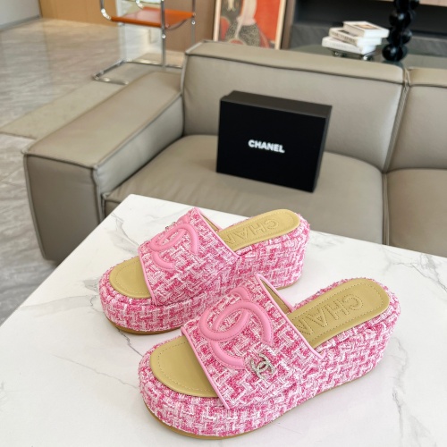 Chanel Slippers For Women #1225404 $80.00 USD, Wholesale Replica Chanel Slippers