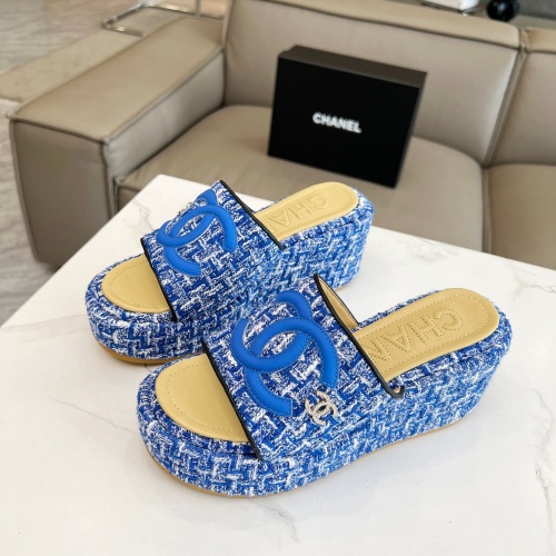 Chanel Slippers For Women #1225411 $80.00 USD, Wholesale Replica Chanel Slippers