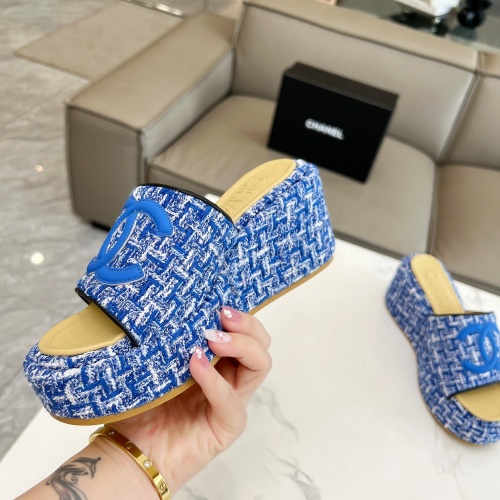 Replica Chanel Slippers For Women #1225411 $80.00 USD for Wholesale