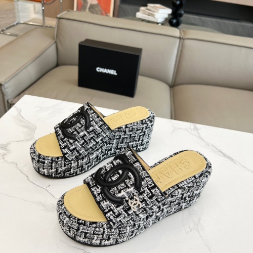 Chanel Slippers For Women #1225412 $80.00 USD, Wholesale Replica Chanel Slippers