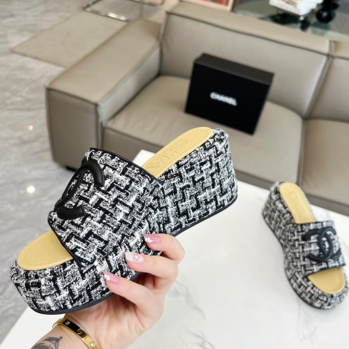 Replica Chanel Slippers For Women #1225412 $80.00 USD for Wholesale