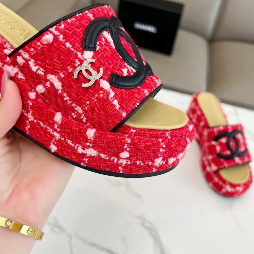 Replica Chanel Slippers For Women #1225413 $80.00 USD for Wholesale