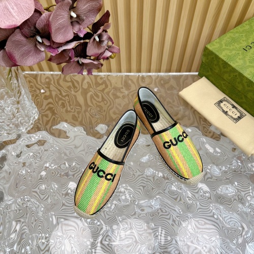 Replica Gucci Flat Shoes For Women #1225428 $98.00 USD for Wholesale