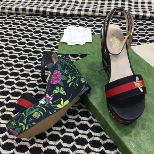 Replica Gucci Sandal For Women #1225435 $82.00 USD for Wholesale